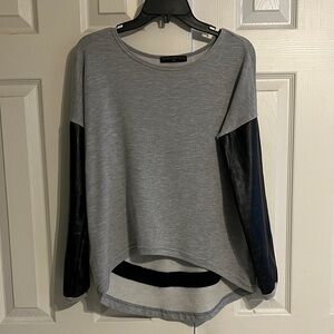 Generation Love Gray and Black Sweatshirt